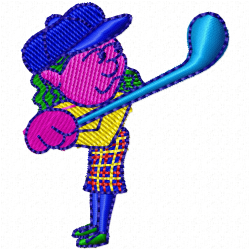 Golf Embroidery Design 11 Golf Embroidery Design 11